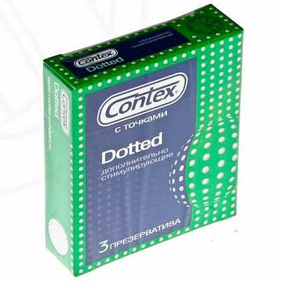 картинка Презервативы CONTEX №3 Dotted с точками от магазина Аптека24