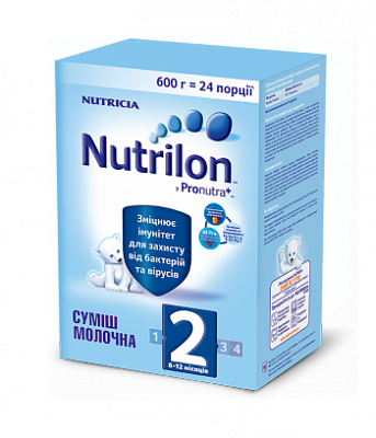 Купить Молочная смесь Nutrilon 2 600 гр. с 6 месяцев в Украине: цена, инструкция, применение, отзывы