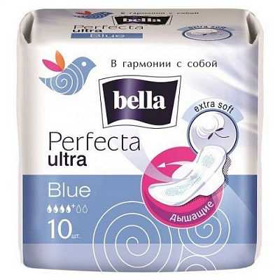 Купить Гигиенические прокладки Bella Perfecta Ultra Blue 10 шт в Украине: цена, инструкция, применение, отзывы