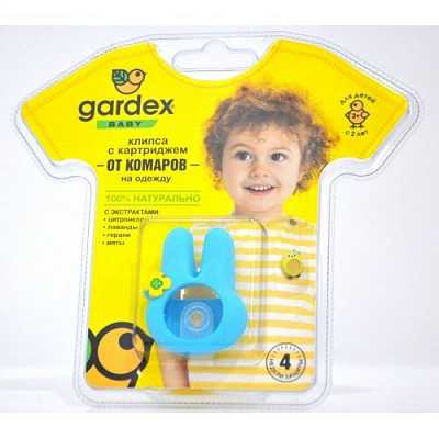 картинка Клипса от комаров для детей Gardex Baby со сменным картриджем от магазина Аптека24