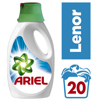 картинка Жидкий стиральный порошок Ariel Touch of Lenor Fresh, 1,3л=3кг от магазина Аптека24