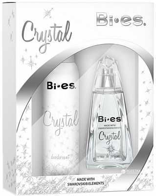 Купить Подарочный набор Bi-Es Crystal (Дезодорант спрей 150 мл и парфюмированная вода 100 мл) в Украине: цена, инструкция, применение, отзывы