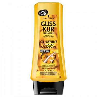Купить Бальзам для волос Gliss Kur Oil Nutritive 200 мл для длинных секущихся волос в Украине: цена, инструкция, применение, отзывы