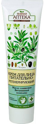 Купить Крем для лица Зеленая Аптека 100 мл питатательный-регенерирующий в Украине: цена, инструкция, применение, отзывы